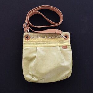 FOSSIL Key-Per, Light Green Slim Shoulder Bag, Adjust to Crossbody Bag